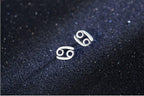 12 constellation simple wishing earrings - WOMONA.COM