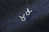 12 constellation simple wishing earrings - WOMONA.COM