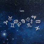 12 constellation simple wishing earrings - WOMONA.COM