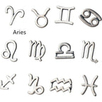 12 constellation simple wishing earrings - WOMONA.COM