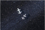 12 constellation simple wishing earrings - WOMONA.COM