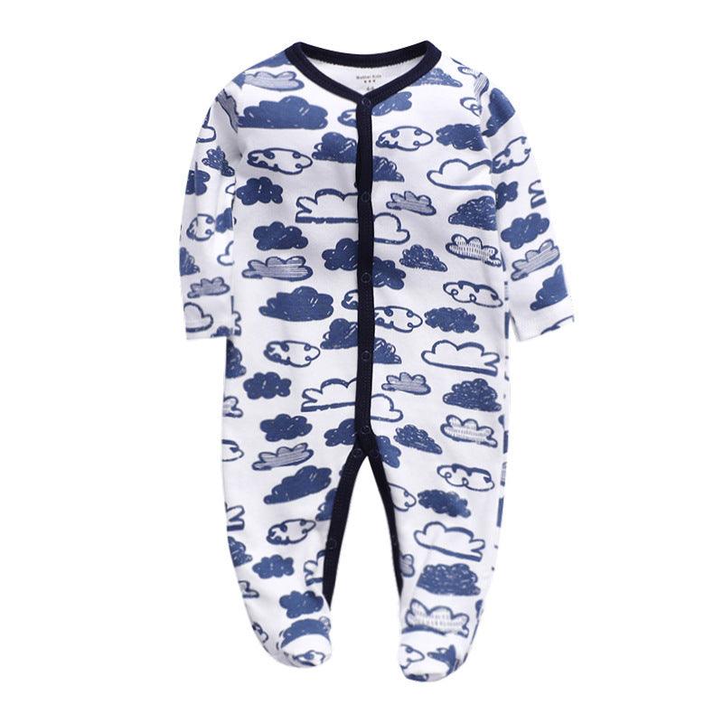 Cotton one-piece clothes baby clothes - WOMONA.COM