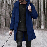 Men's hooded trench coat - WOMONA.COM