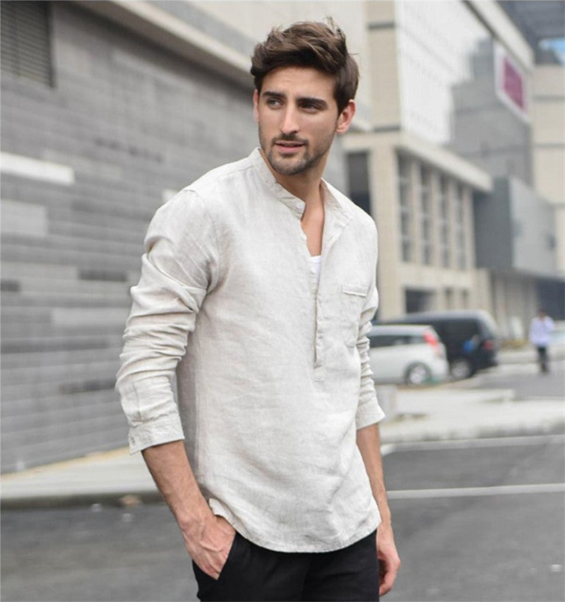 Men's long sleeve shirts - WOMONA.COM