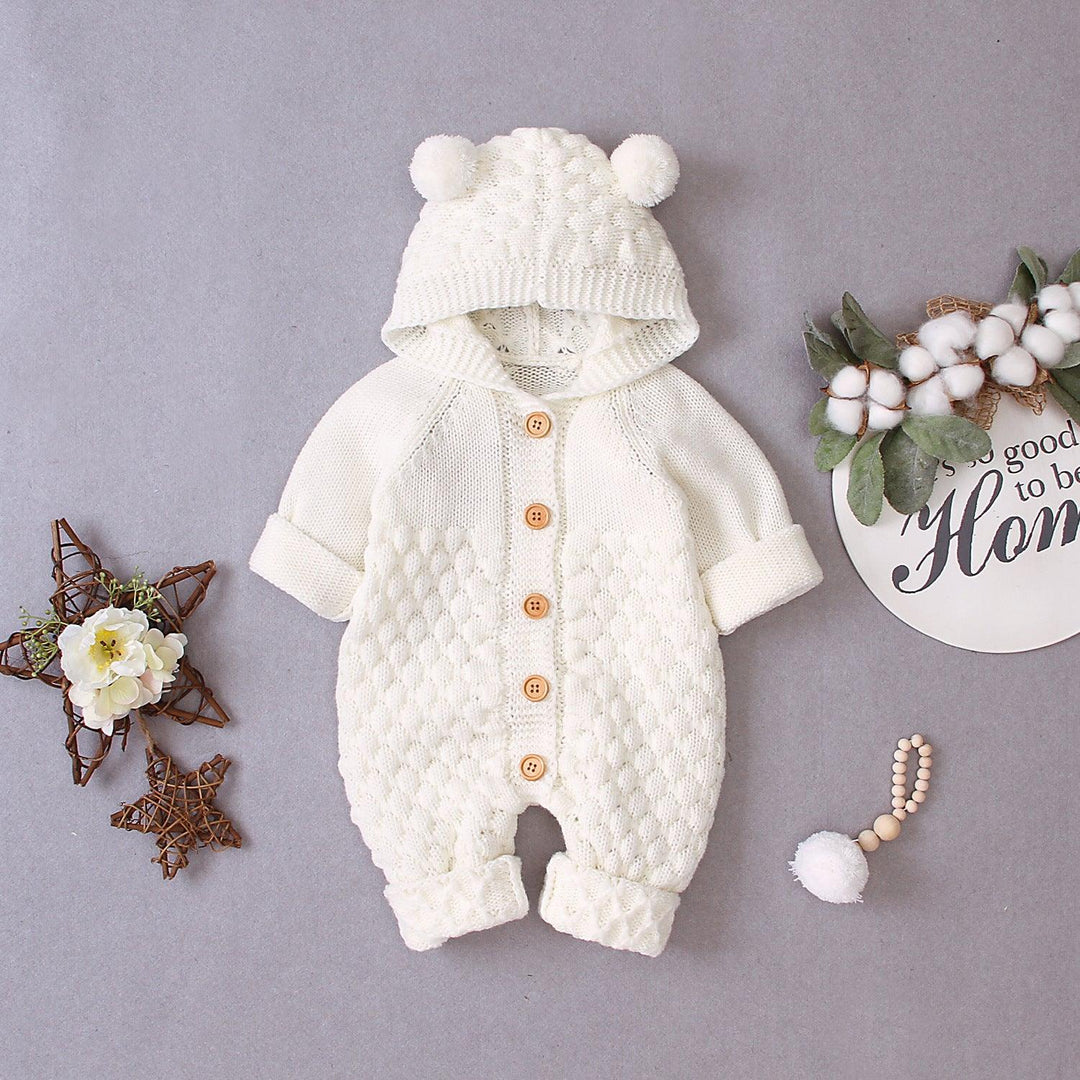 Baby knitted jumpsuit - WOMONA.COM
