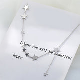 Star necklace female short clavicle - WOMONA.COM