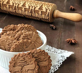 Rolling Pin Christmas Embossing - WOMONA.COM