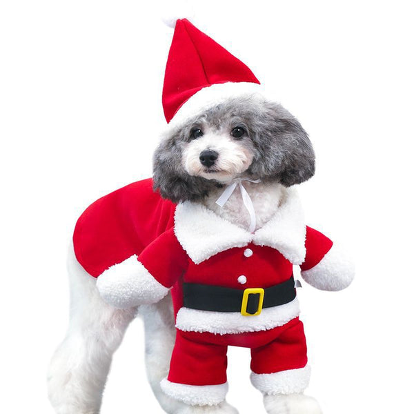 Pet Christmas Decoration Costume Pet Standing Costume - WOMONA.COM