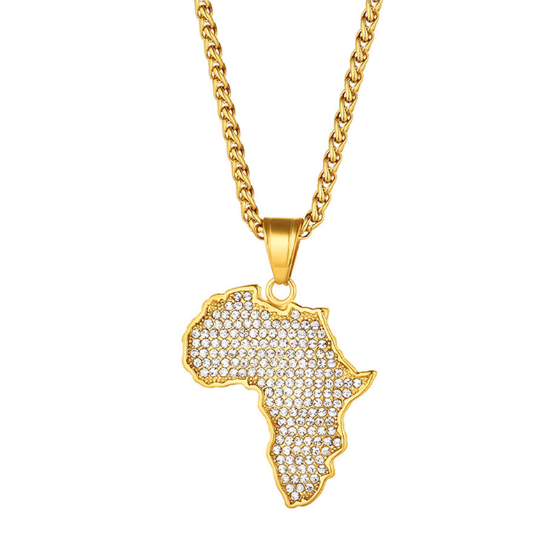 Map necklace - WOMONA.COM