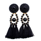 Tassel earrings - WOMONA.COM