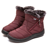 Waterproof boots warm XL snow boots - WOMONA.COM