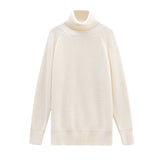 Turtleneck Korean Loose Lazy Pullover Sweater - WOMONA.COM