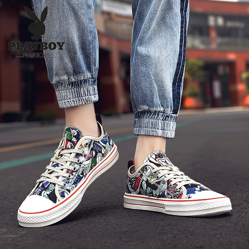 Graffiti casual sneakers - WOMONA.COM