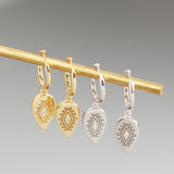 Women's earrings with diamond - WOMONA.COM