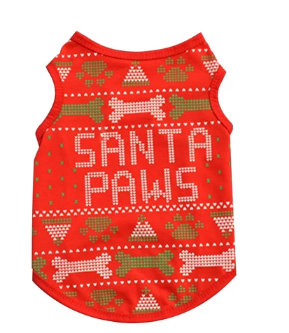 Dog Christmas vest - WOMONA.COM