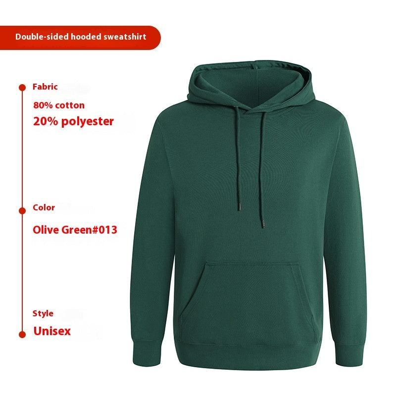 Solid Color Long Sleeve Loose Thin Hoodie Sweater - WOMONA.COM