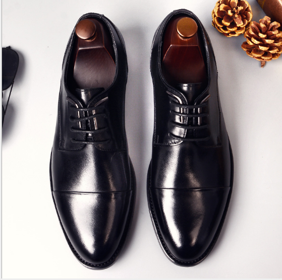 Men's business leather dress shoes, youth shoes, men - WOMONA.COM