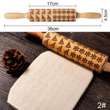 Rolling Pin Christmas Embossing - WOMONA.COM