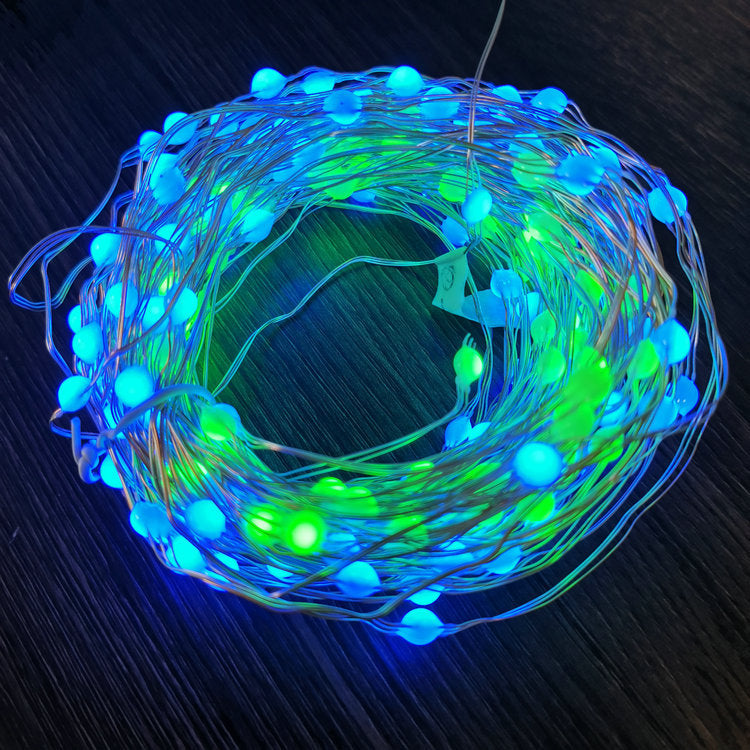 String lights led christmas copper wire lights - WOMONA.COM