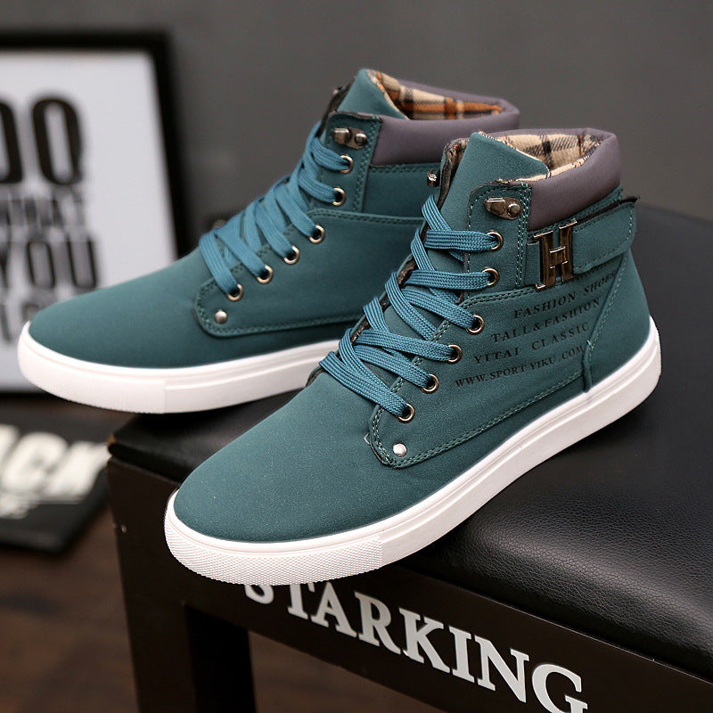 Men's high-top sneakers - WOMONA.COM