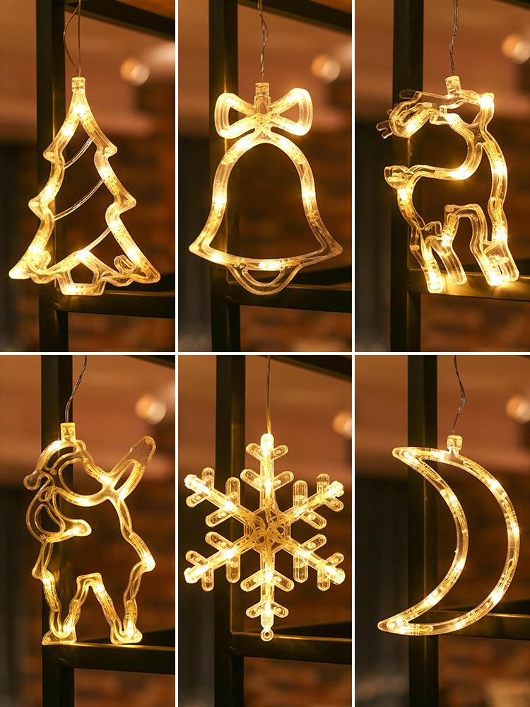 Christmas Room Decorations Sucker Lights Lighting - WOMONA.COM