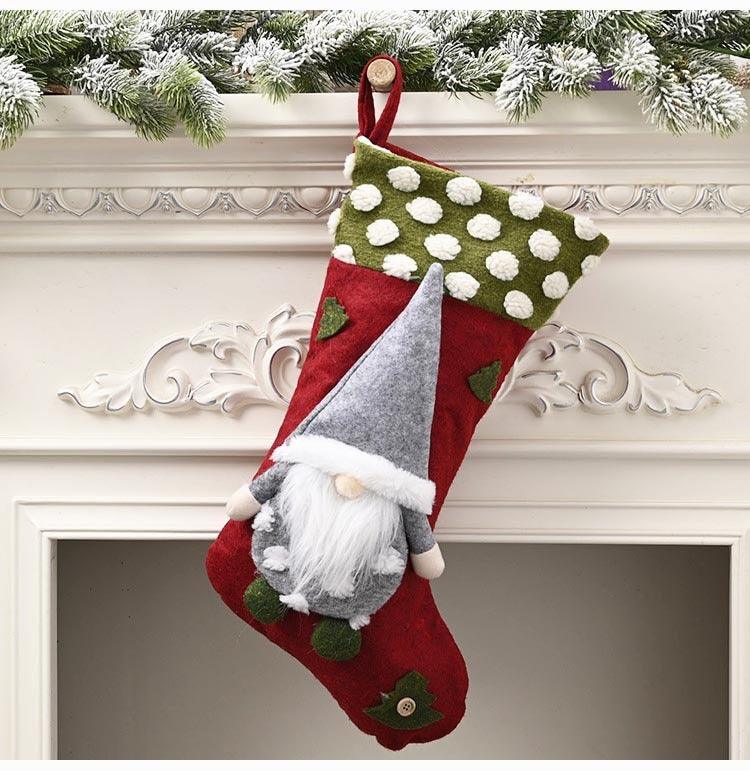Three-dimensional Christmas Socks - WOMONA.COM
