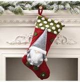 Christmas Decorative Supplies Lambswool Three-dimensional Christmas Socks