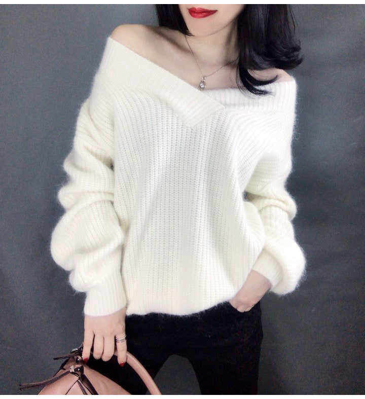 Women Warm Oversized Pullovers Oversized Sweater - WOMONA.COM