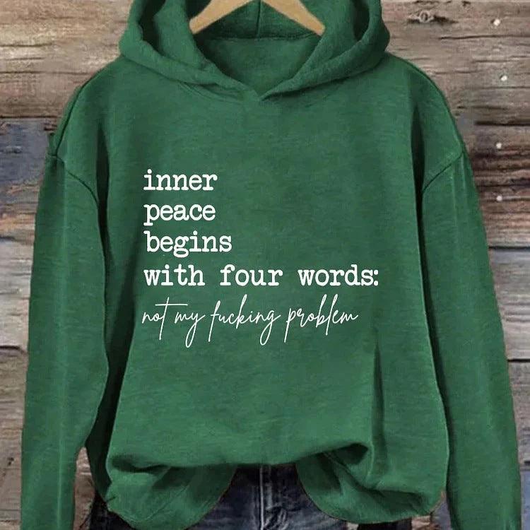 Inner Peace Begins With Four Words - WOMONA.COM