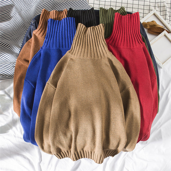 Autumn and winter turtleneck sweaters - WOMONA.COM