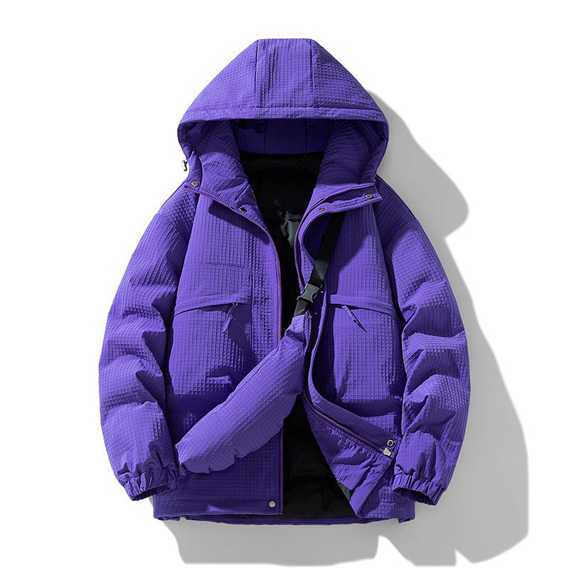 Warme Daunen-Baumwolljacke Baggy Coat