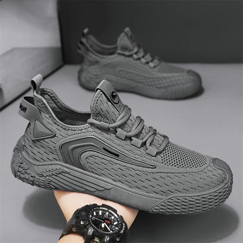 Casual Lightweight Lace-up Sneakers For Men - WOMONA.COM