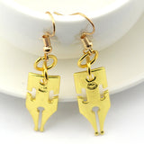 Golden earrings - WOMONA.COM