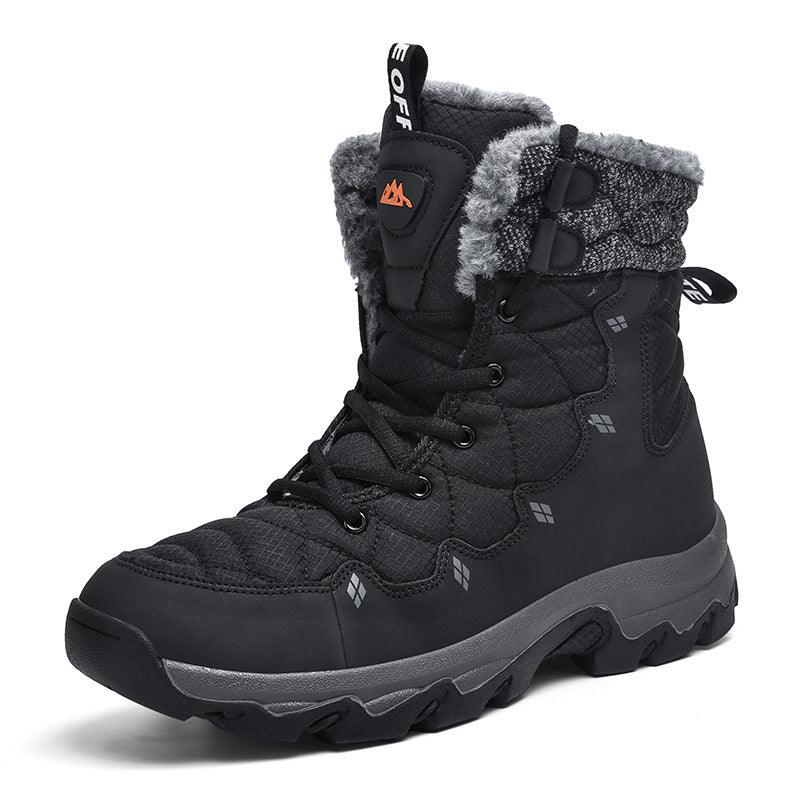 Outdoor Fleece-lined High-top Boots - WOMONA.COM