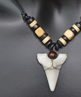 Men and Women Necklaces Imitation Shark Tooth Pendant - WOMONA.COM