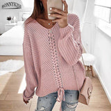 Loose knit tops for women's sweaters - WOMONA.COM