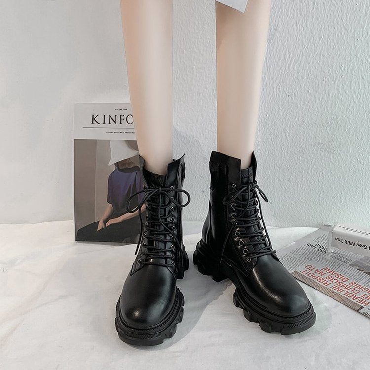 Irregular Martin boots women - WOMONA.COM