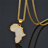 Map necklace - WOMONA.COM