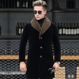 Mink Coat Fur Men's Medium Length - WOMONA.COM