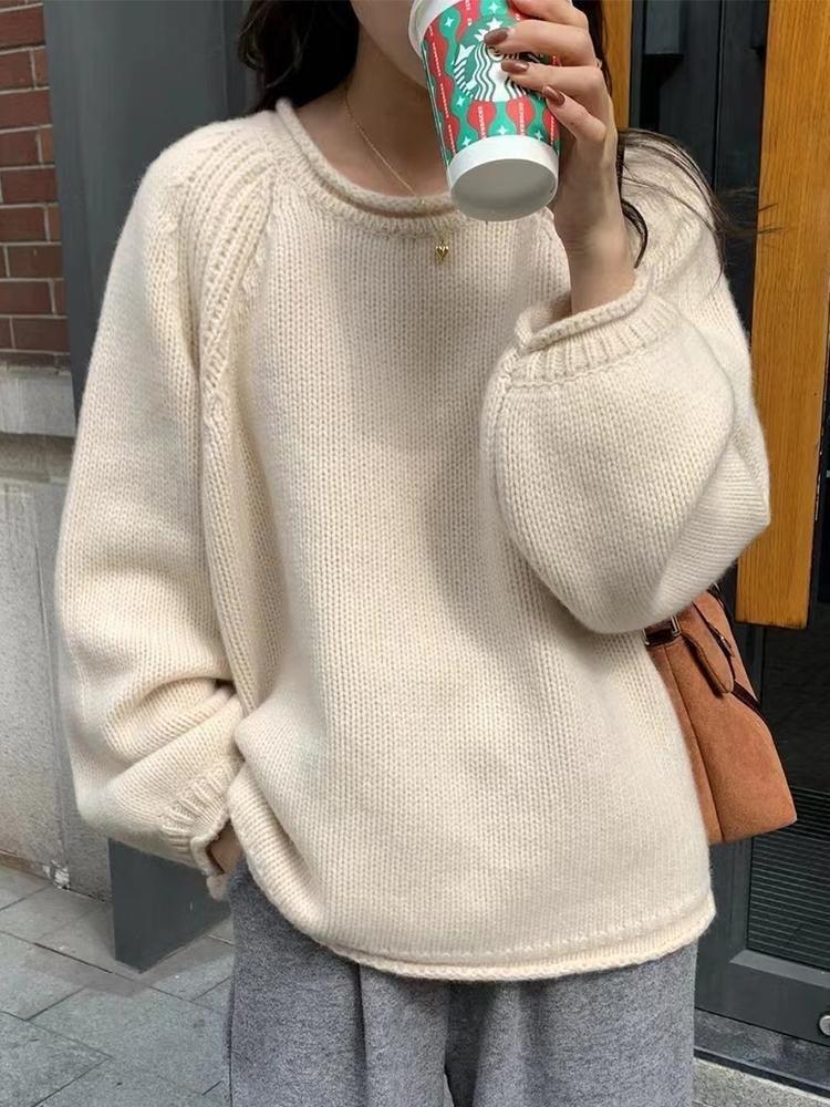 New Korean Style Gentle Pullover Top - WOMONA.COM