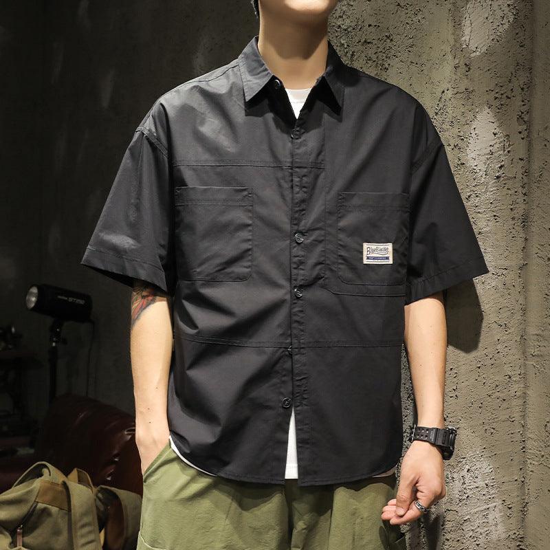 Men's Fashion Loose And Simple Casual Shirt - WOMONA.COM
