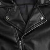 Arm chain leather jacket - WOMONA.COM