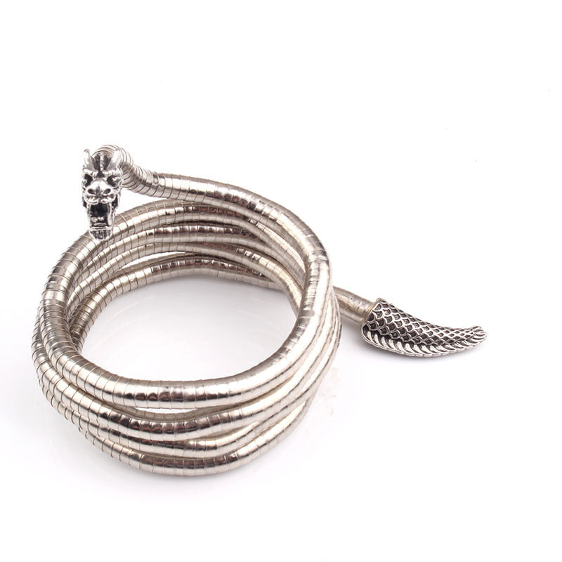 Collar Alloy Snake Bracelet Necklace - WOMONA.COM