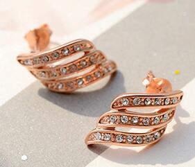 Temperament personality, wild earrings, - WOMONA.COM