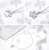 Footprint necklace - WOMONA.COM