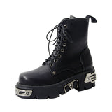 Women's motorcycle boots short Martin boots - WOMONA.COM