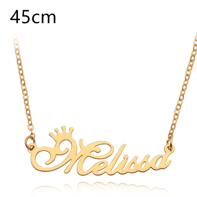 Necklace Alloy Pendant Font Fascinating Pendant - WOMONA.COM