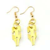 Golden earrings - WOMONA.COM