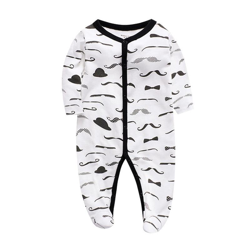 Cotton one-piece clothes baby clothes - WOMONA.COM