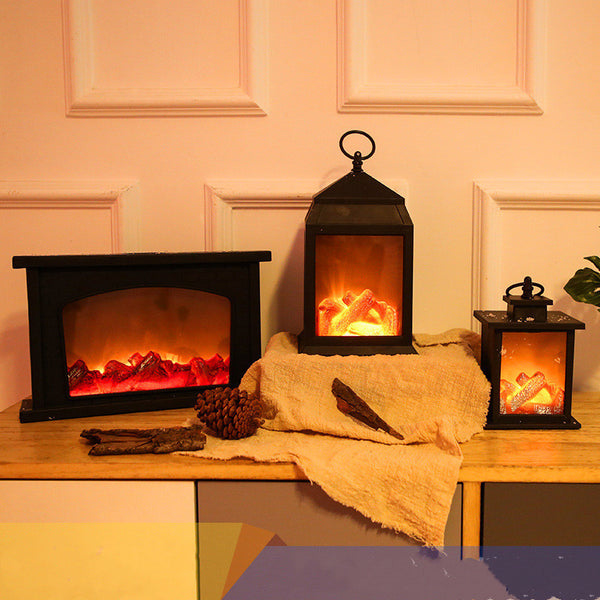 Simulation Of Carbon Fire Dynamic Home Christmas Lights - WOMONA.COM